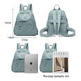 thumbnail image 2 of Mochila Bolso De Mujer Dama Impermeable Antirrobo Xtellar vino, 2 of 3