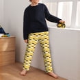 thumbnail image 5 of Susaid Cute Duck With Black Glasses Print Soft Teen Sleep Pants, Long Pajama Bottoms with Two Pockets and Elastic Waist, Designed for Ages 5-16-Large, 5 of 6
