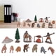 thumbnail image 4 of Juego de Figuritas de animales EOTVIA Juguetes de Figuras históricas de Imaginación PVC, 4 of 7