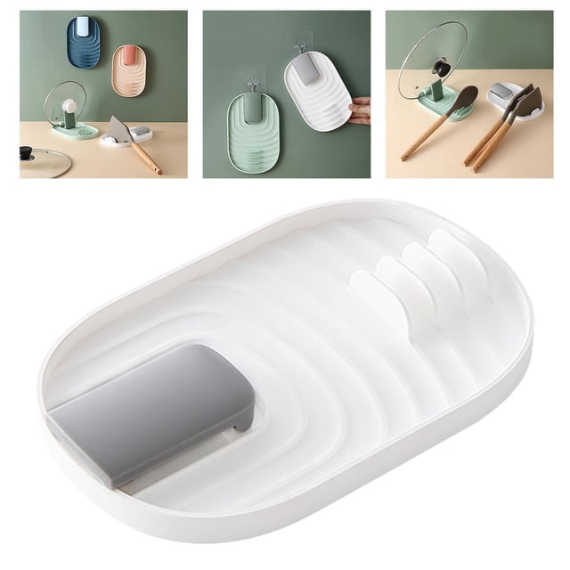 Almohadil de goteo eposapiés de utensilios, resistente al calor, soporte de y soporte de para encimera de cocina, soporte para Macarena soporte de tapa para espátula