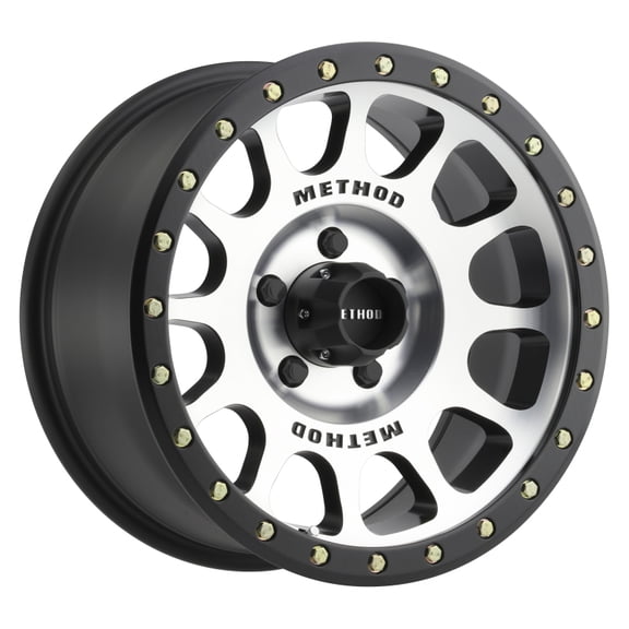 Method Race mr305 nv 17x8.5 5x127 0et 94mm machined/black street loc wheel Fits select: 2015-2019,2021 JEEP WRANGLER UNLIMITED