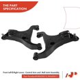 thumbnail image 3 of A-Premium 10Pcs Front Lower Control Arm and Ball Joint Assembly Sway Bar Link Tie Rod End Compatible with Nissan Titan 2004-2015 Pathfinder Armada 2004 Armada 2005-2015 Infiniti QX56 2004-2010, 3 of 8
