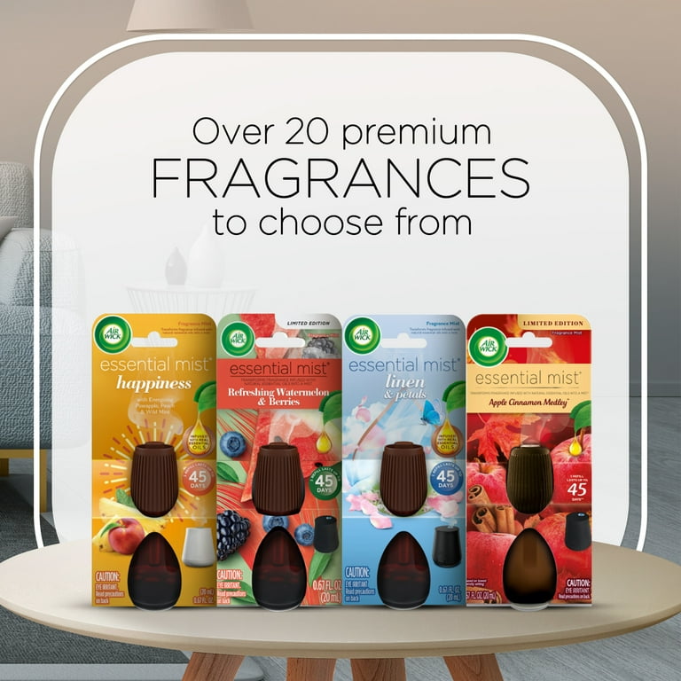 Air Wick Essential Mist Starter Kit (Diffuser + Refill), Pumpkin Spice, Fall Scent, Essential Oils Diffuser, Air Freshener