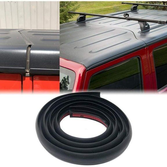 ACA Car Roof Flow Seal Strip Kit for 2007-2019 Jeep Wrangler JK JL Waterproof Silicone Strip