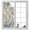Blue, variant on Beige Brown Copper Rust Window Privacy Film, Abstract Vintage Industrial Minimalist Frosted Glass Window Clings Static Cling UV Heat Blocking Reusable Door Sticker for Bathroom 19.6 x 39.3 Inch
