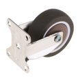 thumbnail image 4 of Rueda de goma para trabajo pesado Rueda de tractor Rueda industrial Rueda fija Placa de 2 pulgadas Cola Heavy Duty Rubber Castor, 4 of 7