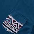 thumbnail image 7 of TKKCS Mens Short Sleeve T-Shirt with Print Pocket- Summer Casual Pullover Breathable Lightweight Crew Neck Tees Blue Size M, 7 of 7