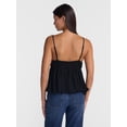 thumbnail image 3 of No Boundaries Pleated Babydoll Tank Top, Women’s XXS-XXL, 3 of 5
