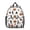 Basketball and Wow, variant on Basketball and Hoop Multicolor Pattern Backpack for School, Cute School Bag with Adjustable Shoulder Straps and Padded Back, 13.8"x11.4"x6"