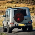 thumbnail image 5 of Easygdp Red Spider Wheel Cover,Spare Tire Cover,4-17in Spare Tire Cover Universal Fit for Trailer, Car, Truck, SUV, Jeep-17 inch, 5 of 6