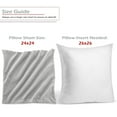 thumbnail image 3 of Nestl Velvet Throw Pillow Covers Solid Square Soft Decorative Pillow Cover for Sofa, 22" x 22", Silver, Pack of 4, 3 of 8