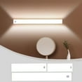 thumbnail image 1 of Luz LED debajo del gabinete - Iluminación de armario inalámbrica recargable con sensor de movimiento | Banda magnética | Carga USB | Luz nocturna de despensa adhesiva | 10/20/30cm para cocina, 1 of 7
