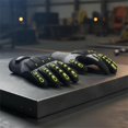 thumbnail image 1 of Guantes de trabajo multiusos prácticos para hombre, resistentes a los cortes, protección para las manos en de construcción de uso general., 1 of 8