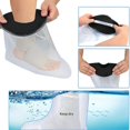 thumbnail image 2 of Waterproof Cover Leg for Adult Ankle Shower Bath Watertight Foot Protector Wounds for Swimming Bath, 2 of 5