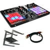 Hercules P32 DJ Controller with High Performance Pads Laptop Stand 3feet rca