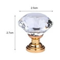thumbnail image 7 of 20/25/30/40mm Cabinet Knobs Diamond Shape Drawer Pulls Furniture Decor, 7 of 7