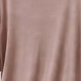 thumbnail image 5 of ylioge M-5X Plus Size Modal-Pajama Sets for Women 2 Piece Short Sleeve Tops High Waisted Pants Casual Solid Color Soft Loungewear Pajamas Outfits Set, 5 of 5