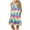Green, variant on IROINNID Women's Shift Dress Fashion Sleeveless Summer Casual Loose Tank Dress Prints Drop Waist Dress