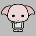thumbnail image 2 of Girl's Harry Potter Dobby Kawaii Cutie  Graphic Tee Athletic Heather X Small, 2 of 5