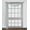 WHITE/GREY, variant on 1PC S38 SCARF VALANCE SHEER VOILE TRELLIS GEOMETRIC BROWN/TEAL SEE THRU WINDOW KITCHEN, BATHROOM, RESTAURANT, ANY USE SIZE 36" WIDE X 216" LENGTH