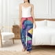 thumbnail image 4 of Fotbe Hip-Hop DJ Dolphin Pantalones de Pijama para Mujer, Pantalones de Dormir, Pantalones Pj con Cordón y Bolsillos-Small, 4 of 6