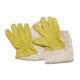 thumbnail image 4 of Manga De Protección De Manos Antipicaduras 1 par de guantes de apicultor algodón cuero apicultura mangas anti abeja amarillo Ehuebsd Libre de BPA, 4 of 6