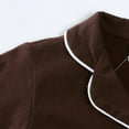 thumbnail image 7 of Zpanxa Baby Girl Clothes Outfits, Toddler Baby Kids Winter Boys Girls Solid Color Long Sleeved Home Wear Nightwear Suit Coffee 4-5 Years, 7 of 7