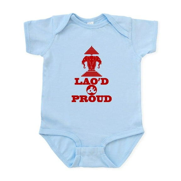 CafePress - LAO'd & PROUD Body Suit - Baby Light Bodysuit, Size Newborn - 24 Months