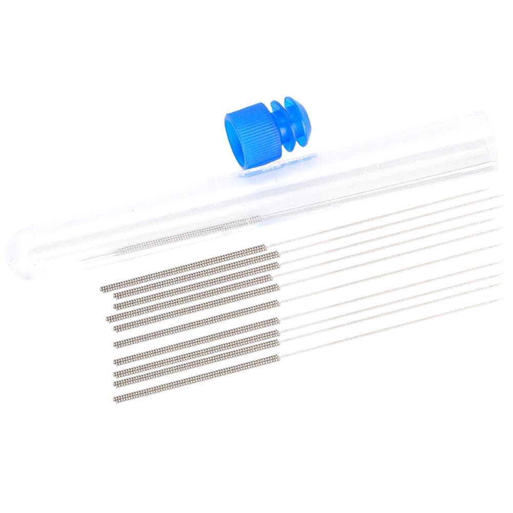 Ccdes 3d Printer Accessories 3d Printer Cleaning Needle Set 3d Printer Accessories 10pcs Stainless Steel And Copper 0 4mm Nozzle Cleaning Needles Walmart Com Walmart Com