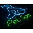 thumbnail image 2 of Glowneon Pet Spa Shop Signboard, Neon sign, Welcome sign, 2 of 4