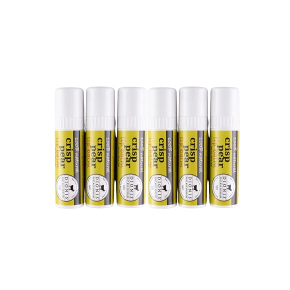 Bálsamo labial Dionis con aroma a leche de cabra, cera de abejas y manteca de karité, 8 ml, paquete de 6