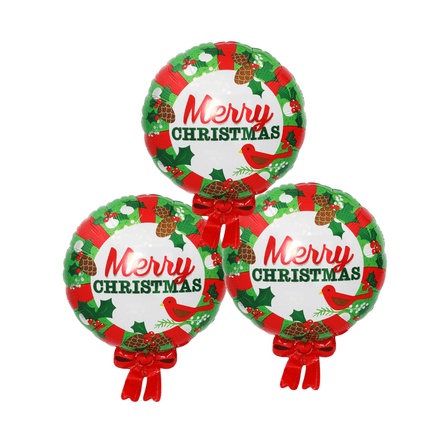 Christmas Balloon Bouquet Red Green Holiday Party Decoration