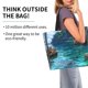 thumbnail image 2 of Balery Tropical Paradise Window View Bolsa Tote Estilo Estético con Cremalleras, Bolsa de Hombro, Bolsa de Compras Grande y Plegable, 2 of 8
