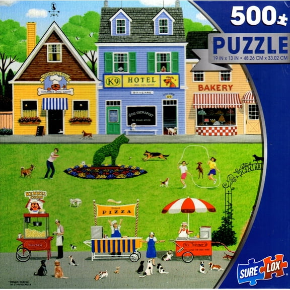 Doggie Heaven by Limvalencia 500 Piece Puzzle