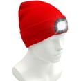 thumbnail image 2 of Sinhoon Unisex Beanie Hat with Light, USB Rechargeable LED Headlamp Beanie, Gifts for Dad Father Men Husband Warm Knitted Cap, 2 of 7