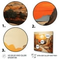 thumbnail image 3 of Designart "Bold horizon Canyon Desert IX" Landscapes Canvas Wall Art, 3 of 5