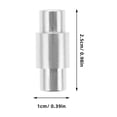 thumbnail image 2 of RUNROTOO 10 Pcs Entretoise de Roulement à Roulement Roue de Patin Argent Aluminium Patinage en Ligne, 2 of 8