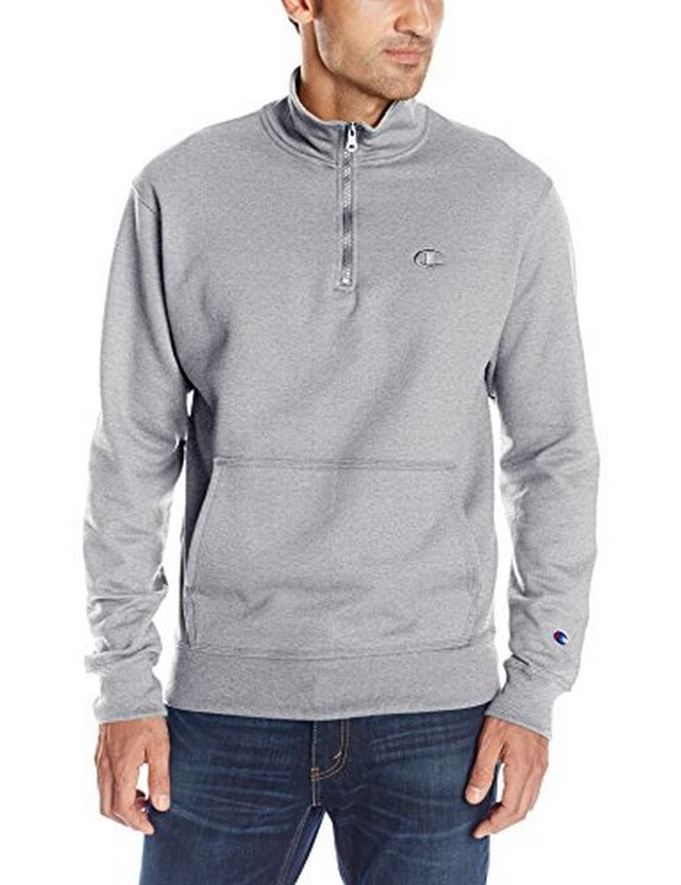 Champion Men/'s Powerblend Fleece 1//4 Zip Pullover