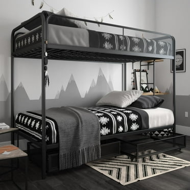 Signature Design By Ashley Halanton, Halanton Twin Over Full Bunk Bed W Storage