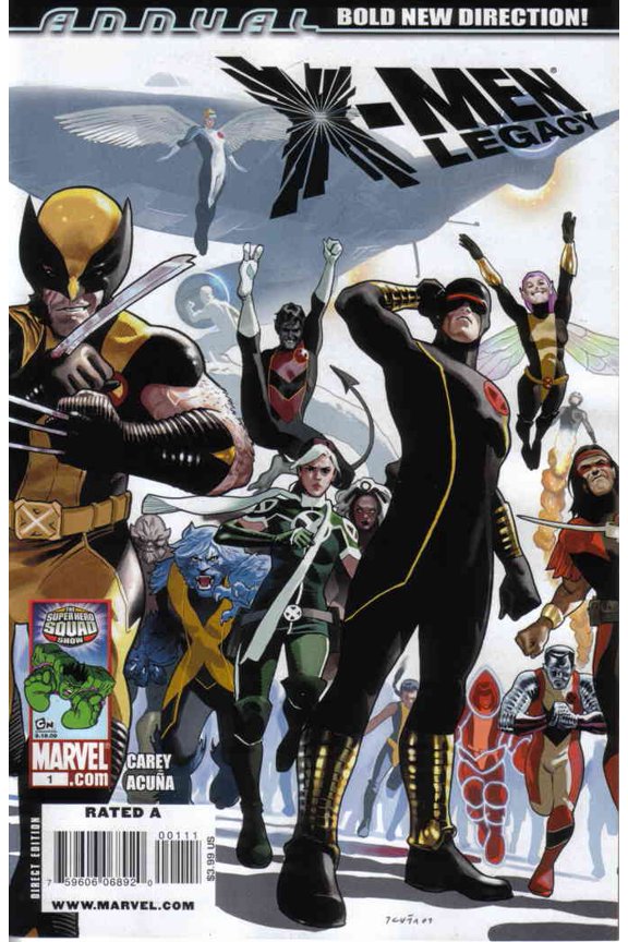 X-Men: Legacy Annual #1 VF ; Marvel Comic Book