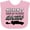 AD-Pink, variant on Inktastic Weekends Are for Racing Race Car Silhouette and Racing Flag Boys or Girls Baby Bib
