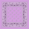 thumbnail image 1 of Lilac Paisley Bandana - Single Piece 14x14, 1 of 1