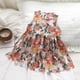 thumbnail image 2 of Odeerbi Niñas Verano Algodón Tank Vestido Floral Sol Bebé Impresión Gráfica Sin Mangas A-Line Vestido, 2 of 5