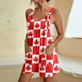 thumbnail image 2 of Women Short Jumpsuit Summer Casual Fashionable Printed Pocket Jumpsuit Shorts Jumpsuit, 2 of 2
