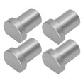 thumbnail image 4 of Woodworking Brake Blocks, Easy To Operate Compact Size Workbench Dogs Glossy Finish  For Fixing And Limiting Planks Silver, 4 of 8