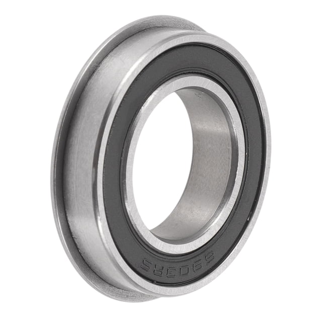 Unique Bargains 6903NR2RS Roulements à Billes Rainures Profondes 17x30x7mm P0 Double Joint en Caoutchouc Roulements Lubrifiés 1 Pce Roue de Scooter Planche à Roulettes Universelle Ton Argent Noir