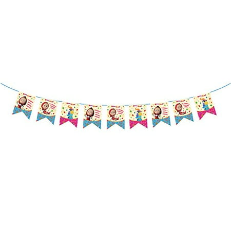 Garland 9 84 Ft Masha And The Bear Good Idea For A Birthday Party Masha And The Bear Good Idea For A Birthday Party Supplies Flag Decoration Holiday Y El Oso Para NiƱos