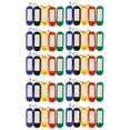thumbnail image 1 of Kit de etiquetas para llaveros, 50 piezas de etiquetas para llaveros de colores surtidos Juego de etiquetas para llaveros de colores surtidos Diseñado meticulosamente, 1 of 9