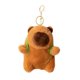 thumbnail image 2 of Llavero de peluche de capibara, lindo muñeco de peluche de capibara, llavero de coche, bolso Mochila, 2 of 9