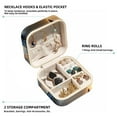 thumbnail image 2 of Penguin Travel Portable Jewelry Organizer Box for Rings, Earrings, Necklaces, Bracelets, and More - Suitable for Girls and Women, 2 of 6